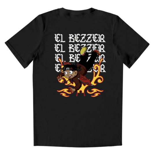 Playera Hombre ElBezzer Tribal Ruleta del Diablito Doble Diseño