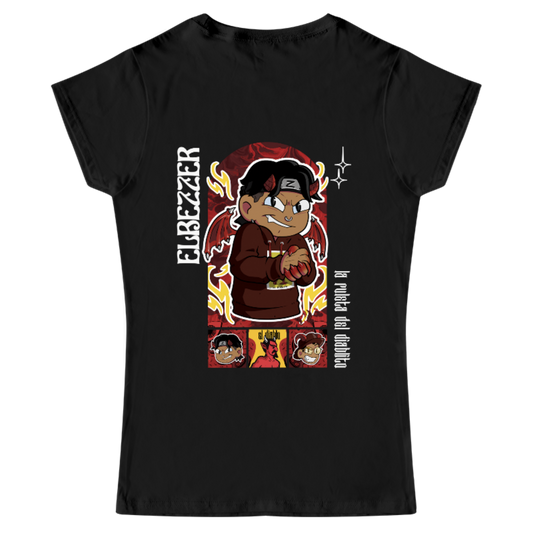 Playera Mujer ElBezzer Ruleta del Diablito Doble Diseño