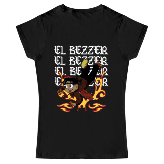 Playera Mujer ElBezzer Tribal Ruleta del Diablito Doble Diseño